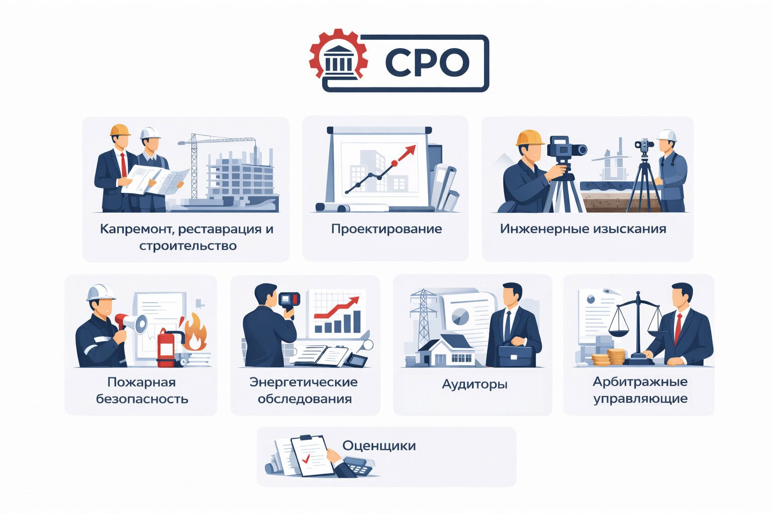 Какие бывают виды СРО?